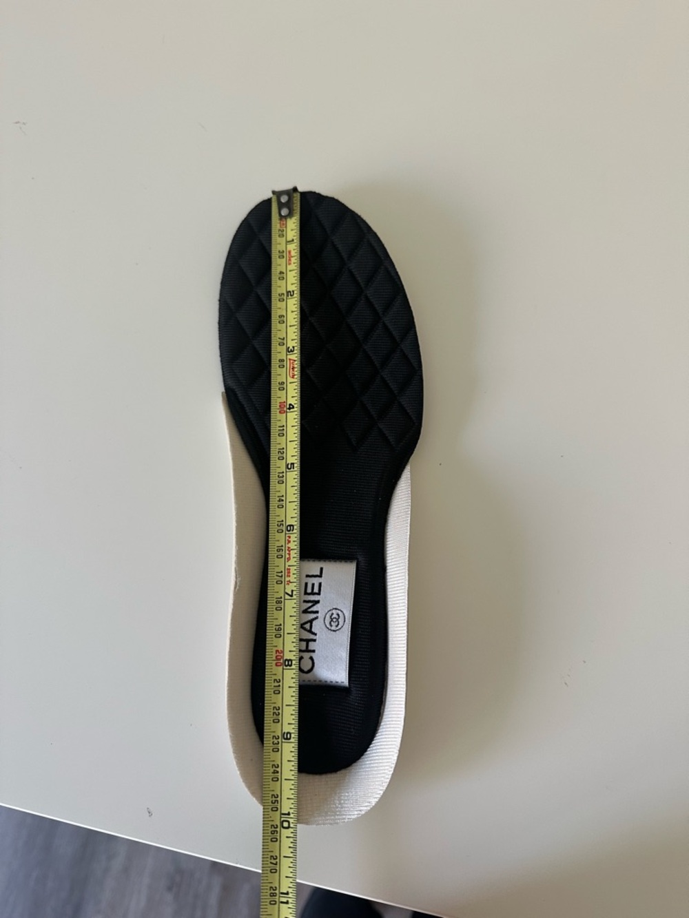 CHANEL Black Rain Boots with White CC Logo - Picture 6 of 8